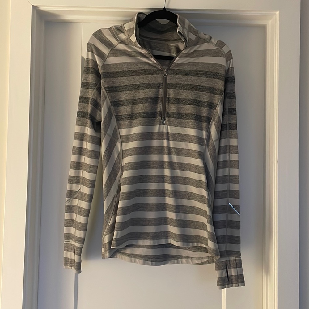 Lulu lemon grey zip up.